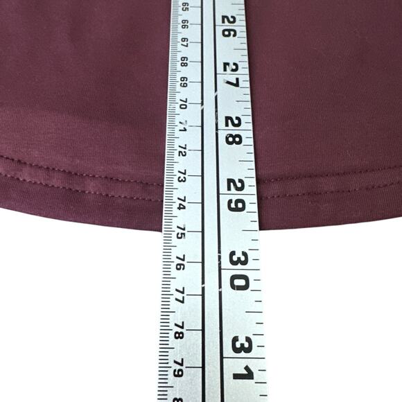 BYLT Drop-Cut Lux T-Shirt Mens Small Maroon Cotton Stretch Short Sleeve New - Picture 10 of 10